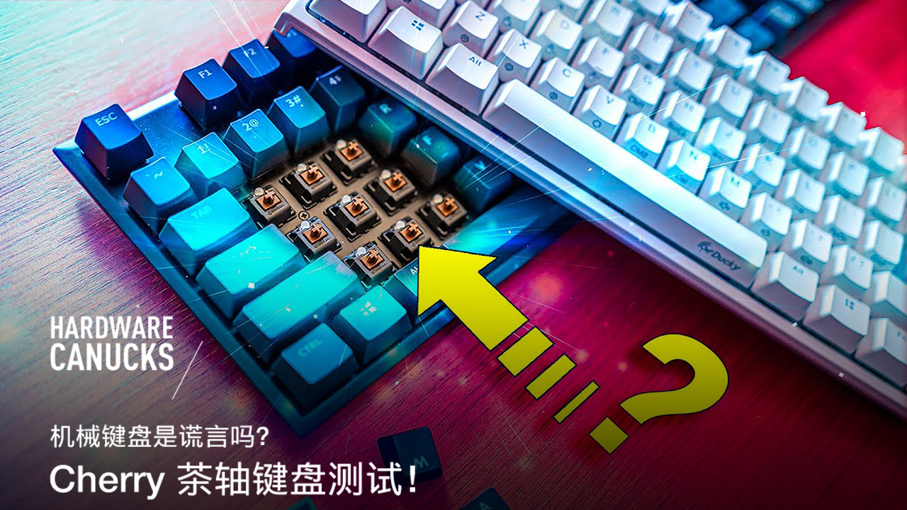 机械键盘是谎言吗?Cherry 茶轴键盘测试!